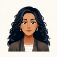 DALL·E 2024-04-19 04.37.23 - Create an image of a female avatar representing a middle-aged Egyptian woman for a product review. She should have medium-dark skin, long curly black